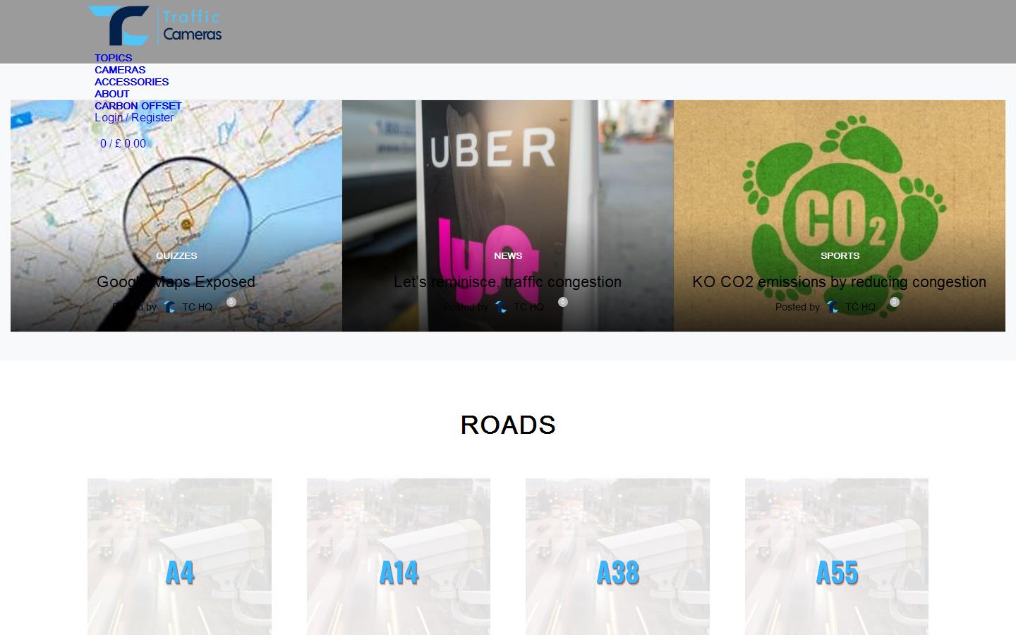 Traffic Camera Website