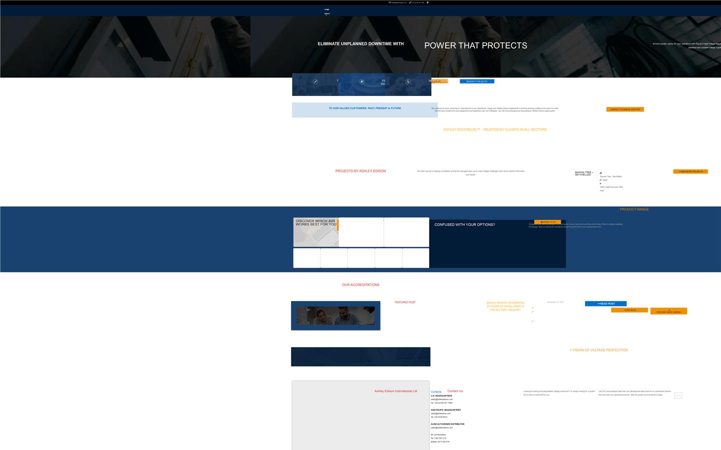 Ashley Edison International Ltd Website