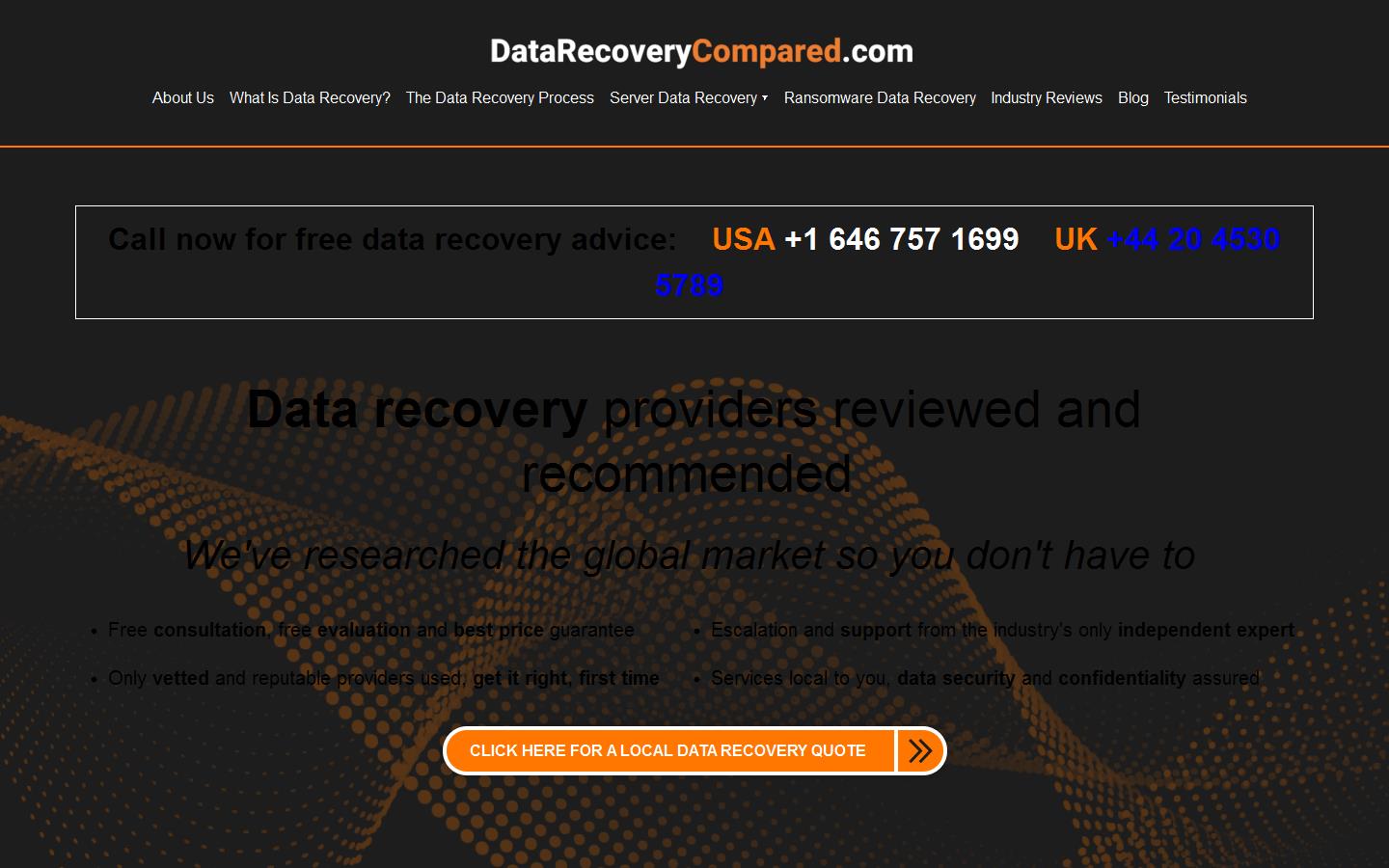 Data  Recovery Compared Website