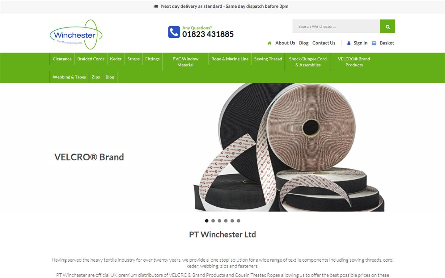 PT Winchester Ltd Website