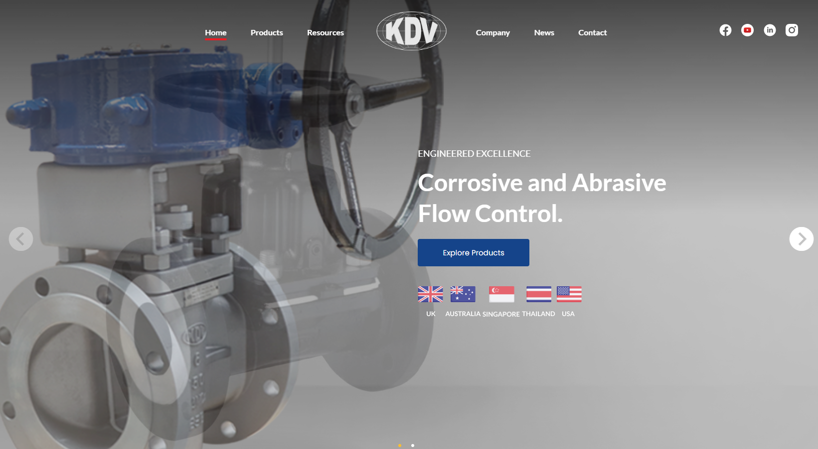 KDV Flow Website