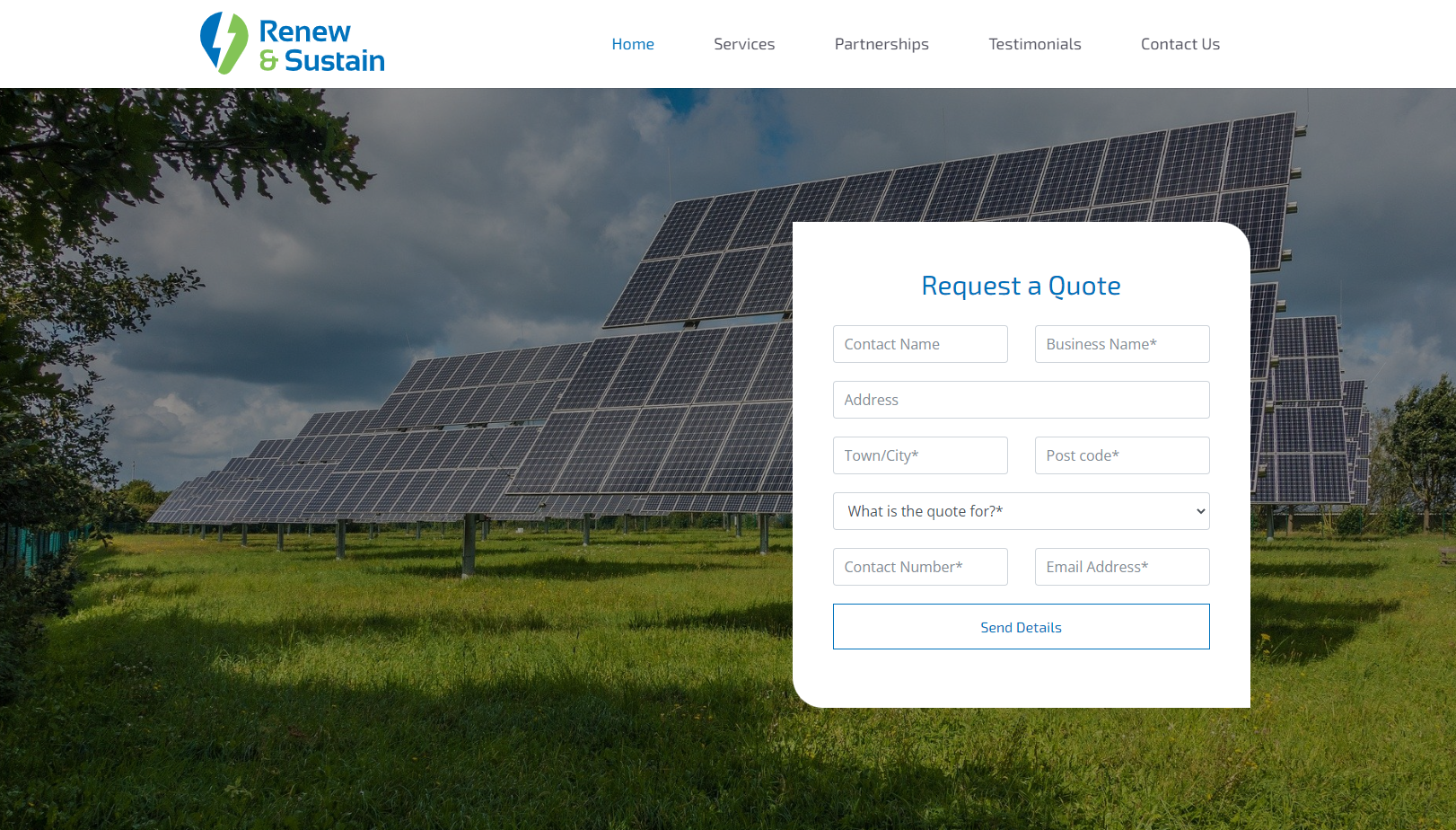 Renew & Sustain Limited Website