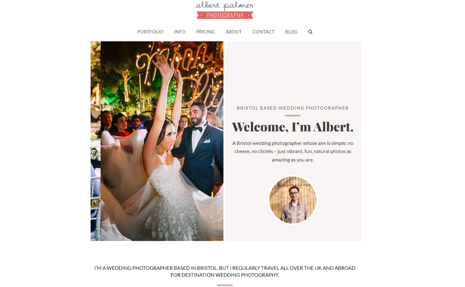 Albert Palmer Photography Website