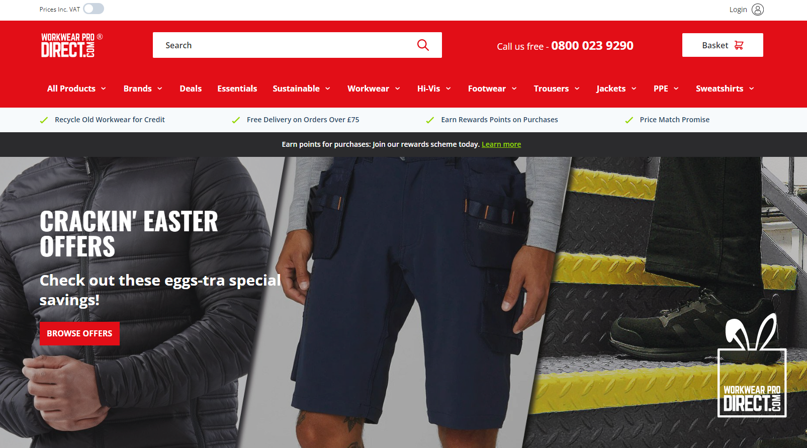 Workwear Pro Direct Website