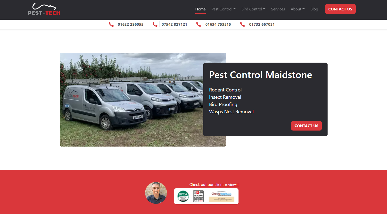 Pest-Tech Ltd Website