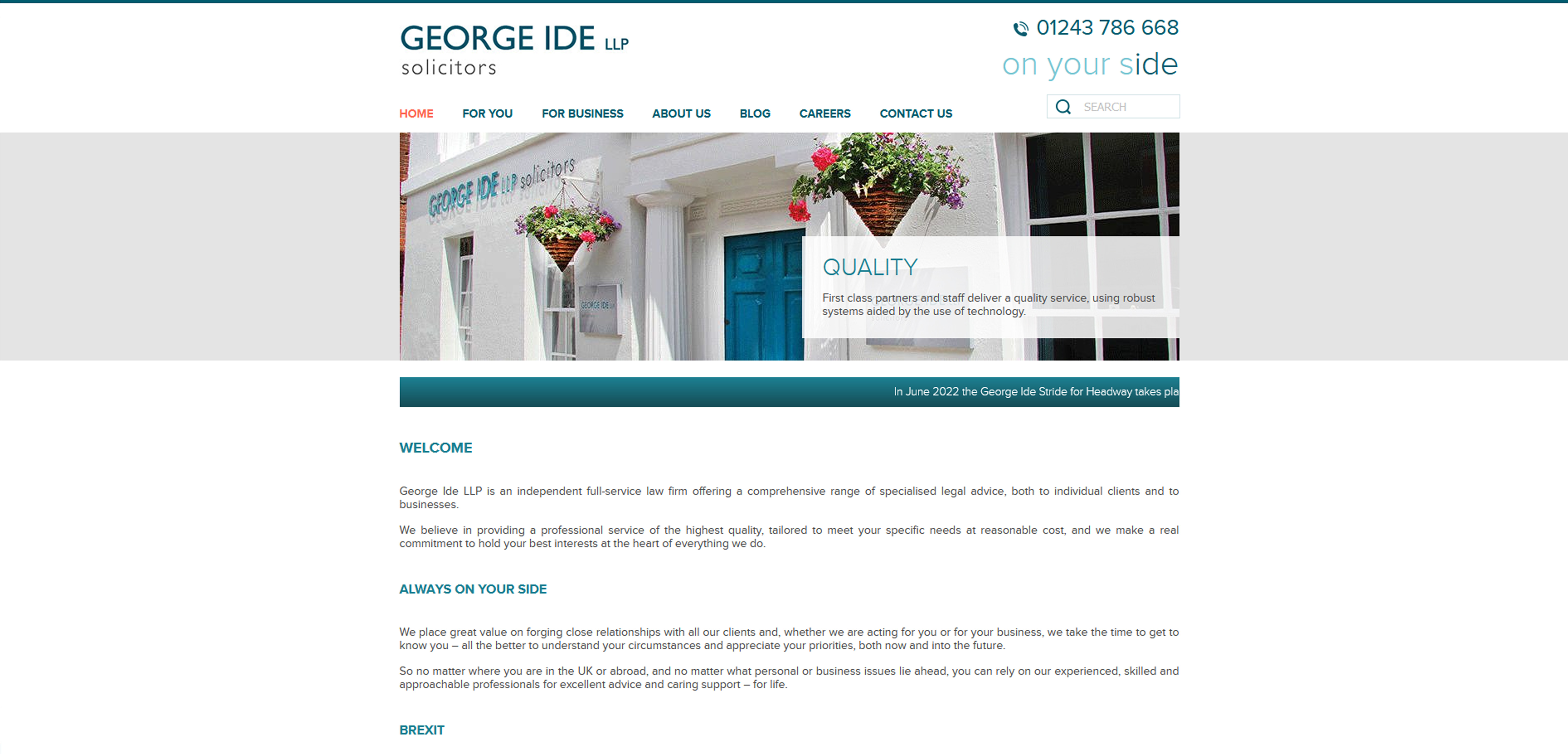 George Ide LLP Website