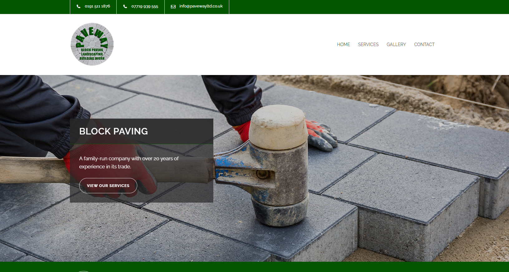 Paveway Block Paving & Landscaping Ltd Website