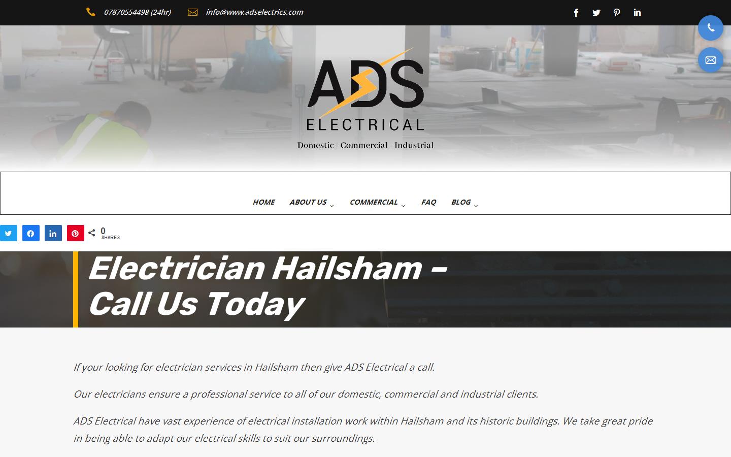 ADS Electrical Website