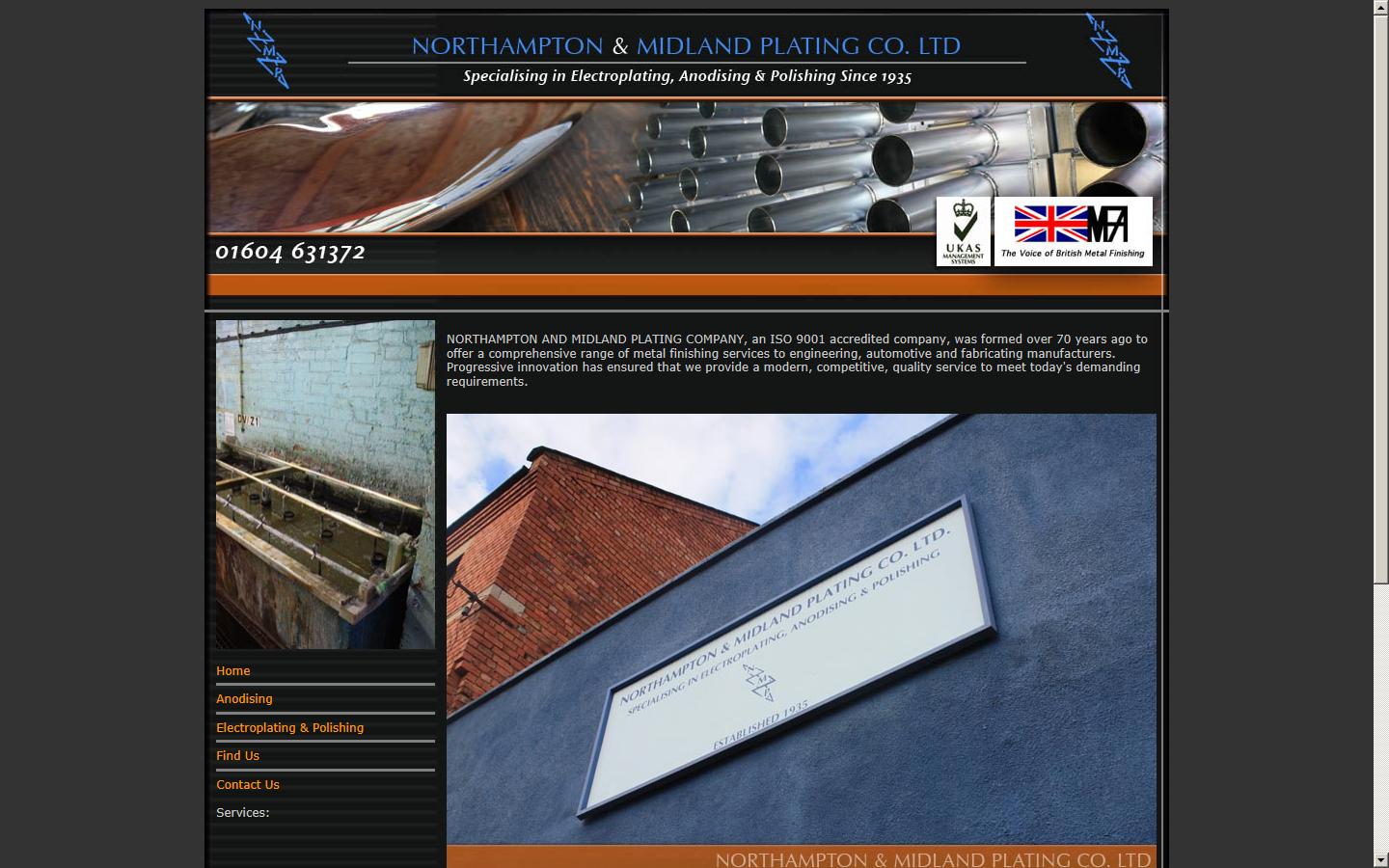 Northampton & Midland Plating Website