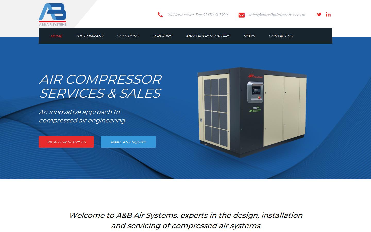 A & B Air Systems Ltd Website