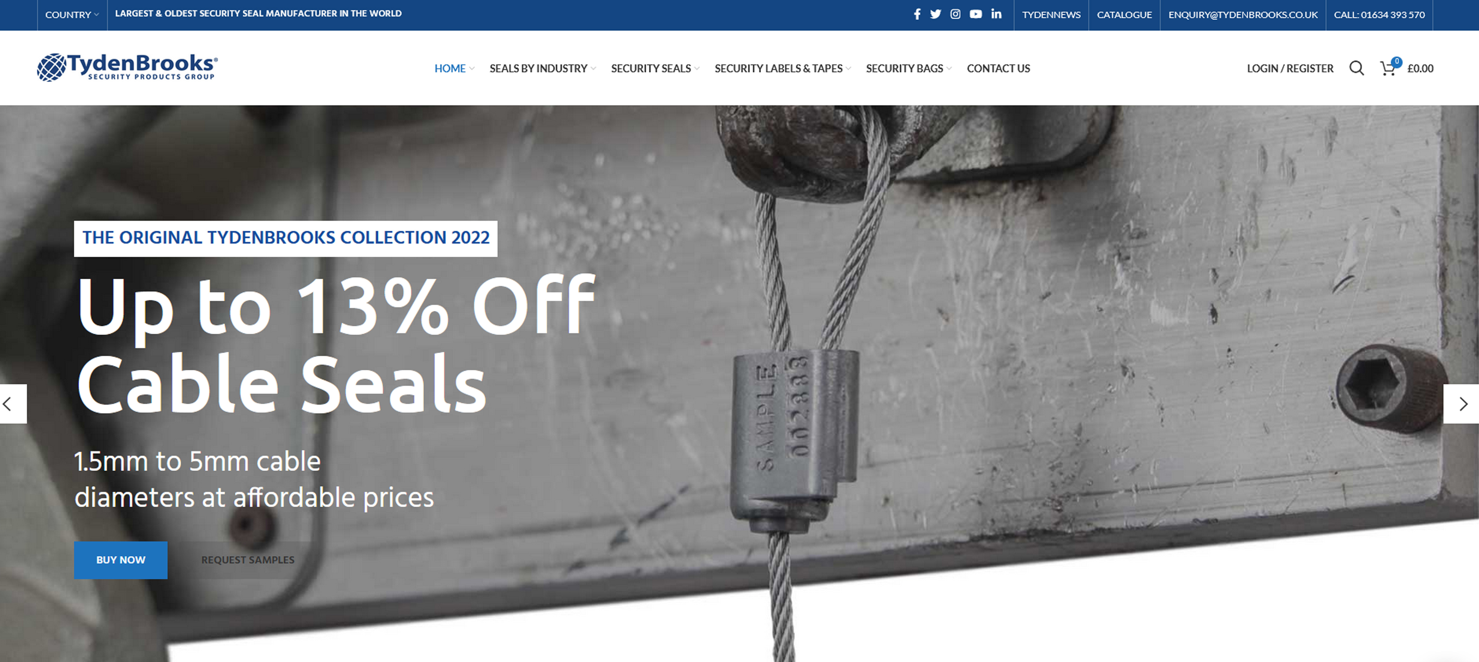 TydenBrooks Security Products Website