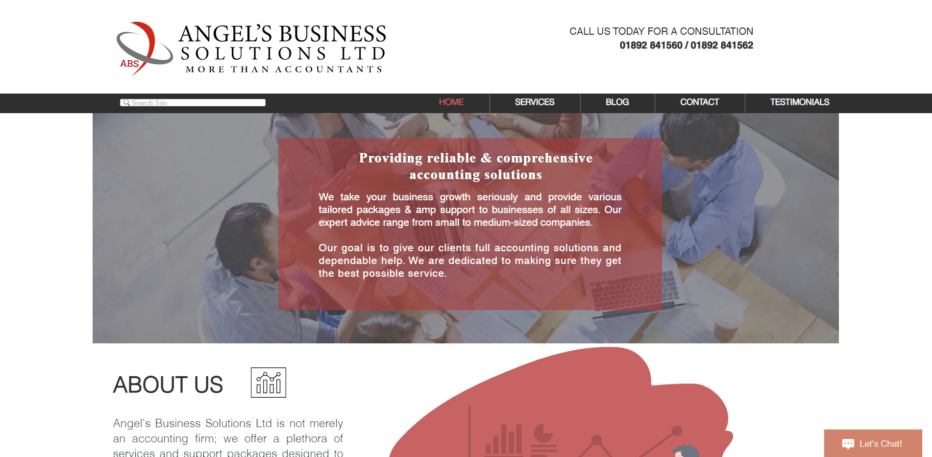 Angel''s Business Solutions Ltd Website
