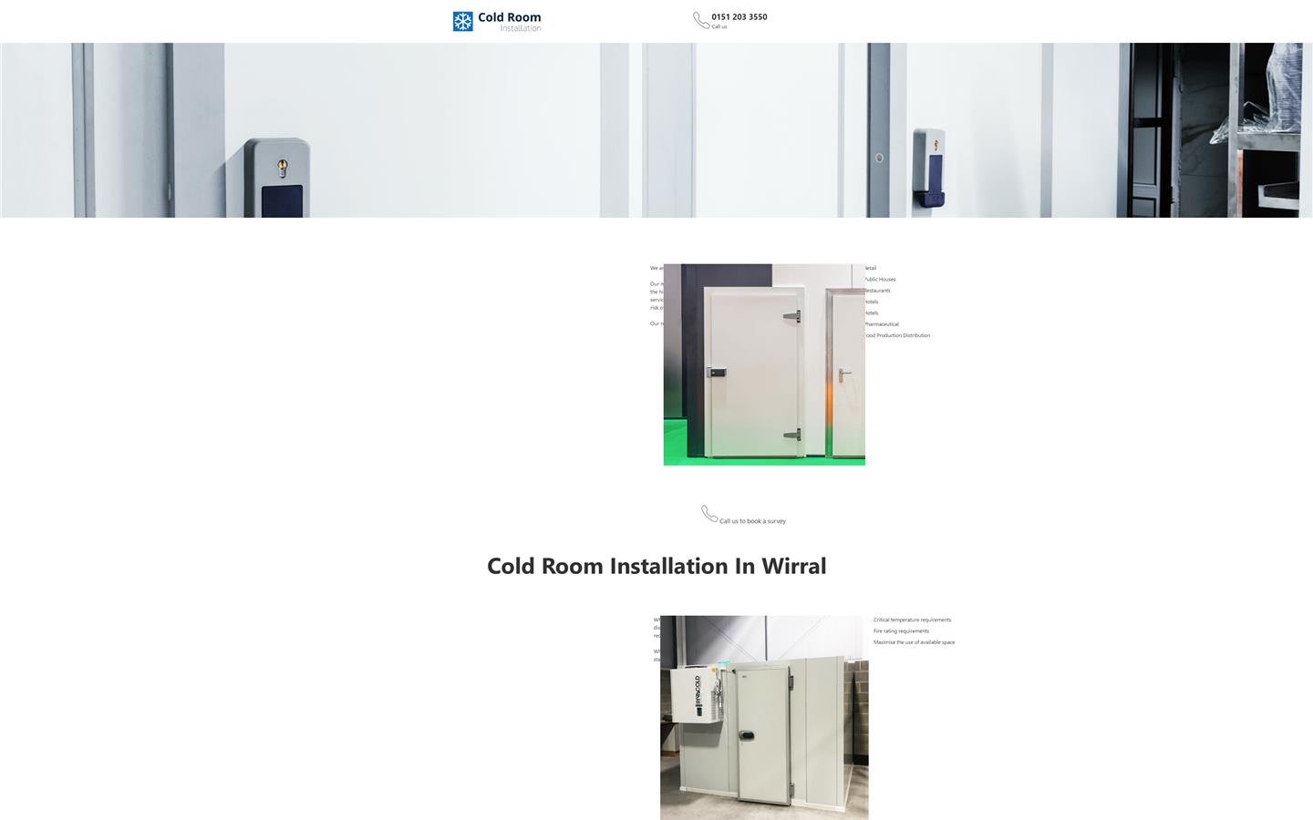 Cold Room Installation Website