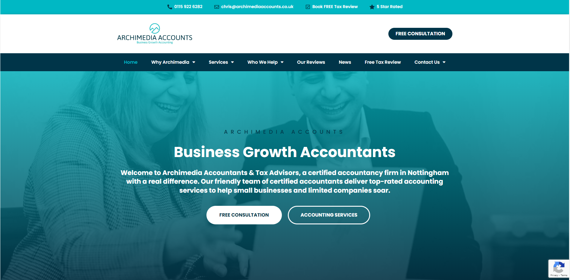 Archimedia Accounts Website
