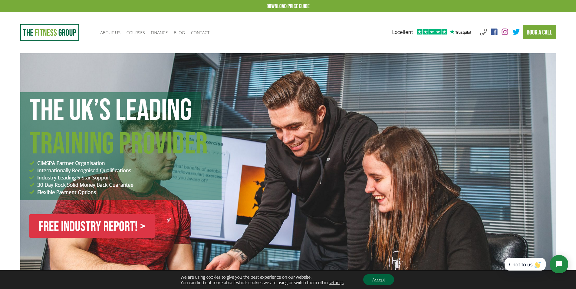 The Fitness Group Website