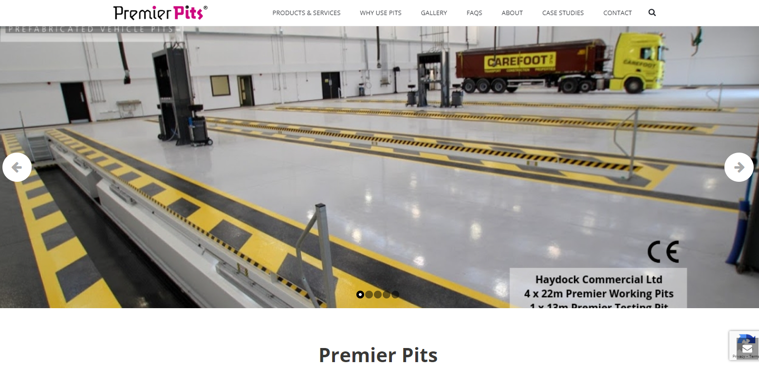 Premier Pits Website