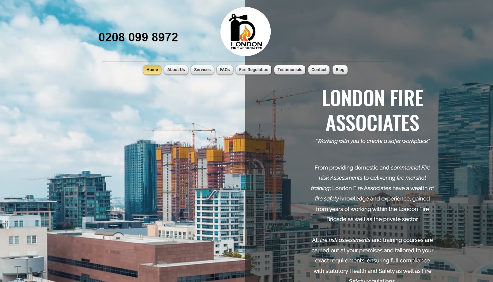 London Fire Associates Website