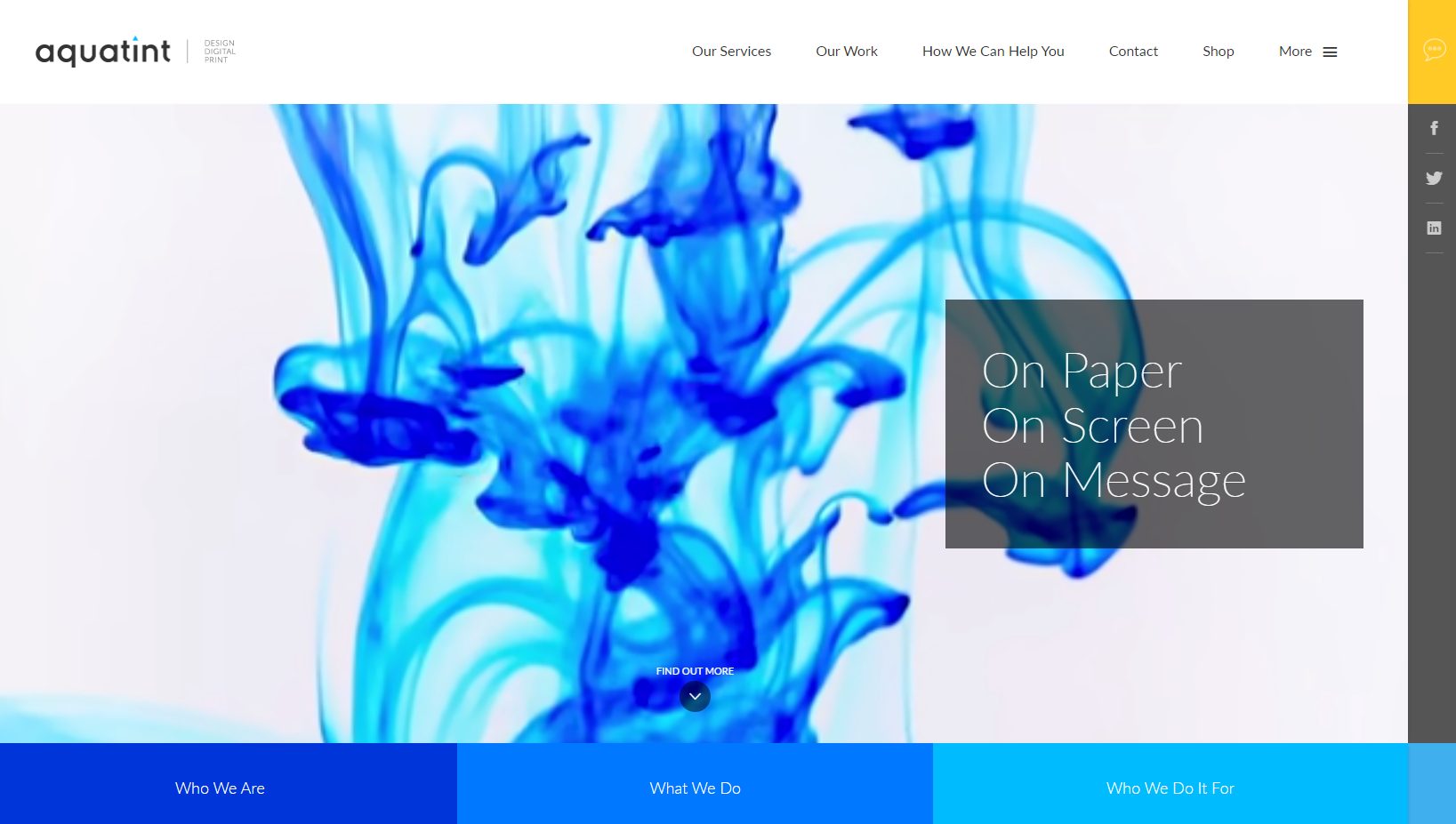 Aquatint Ltd Website