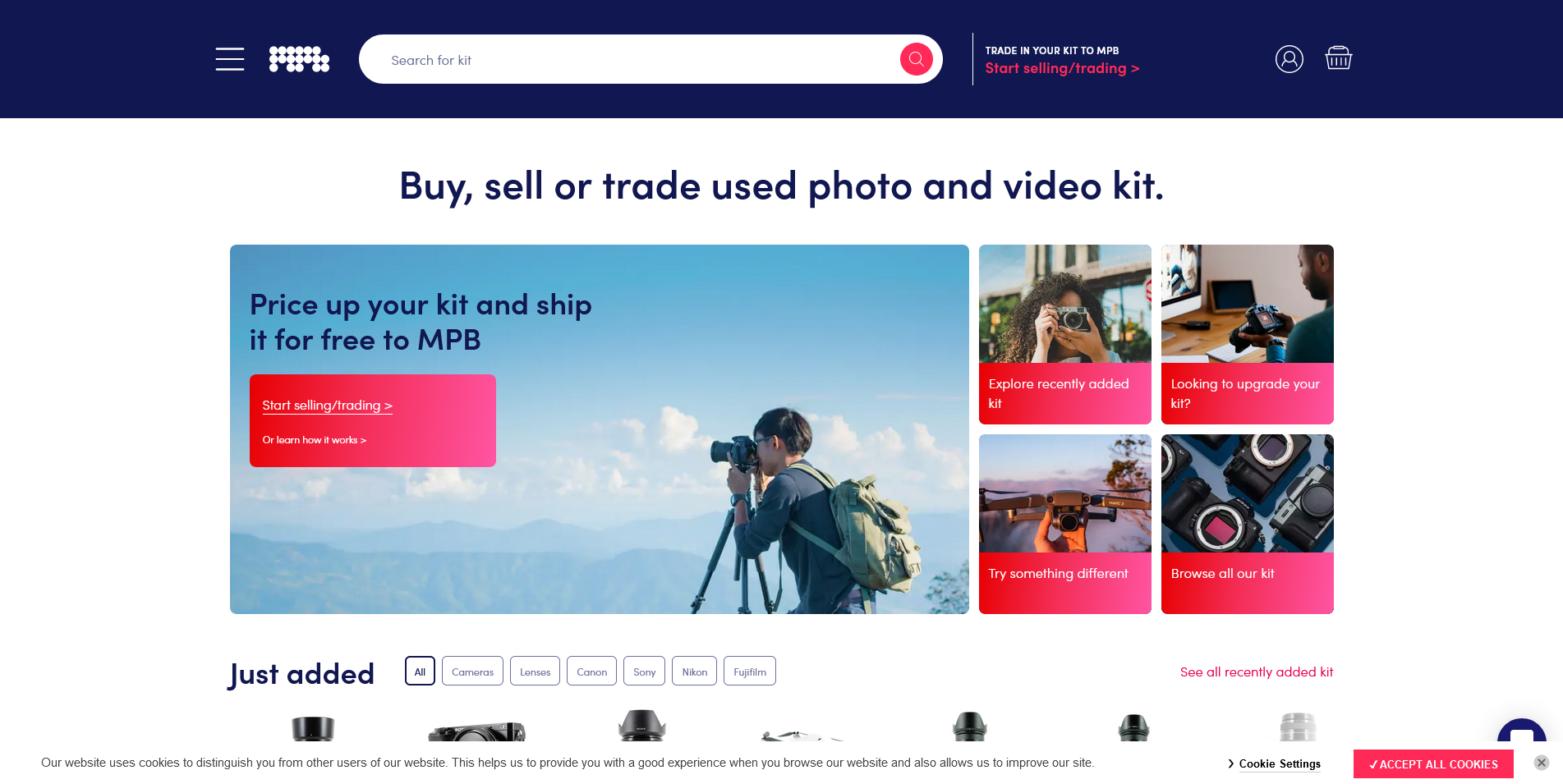 MPB (Online Store) Website