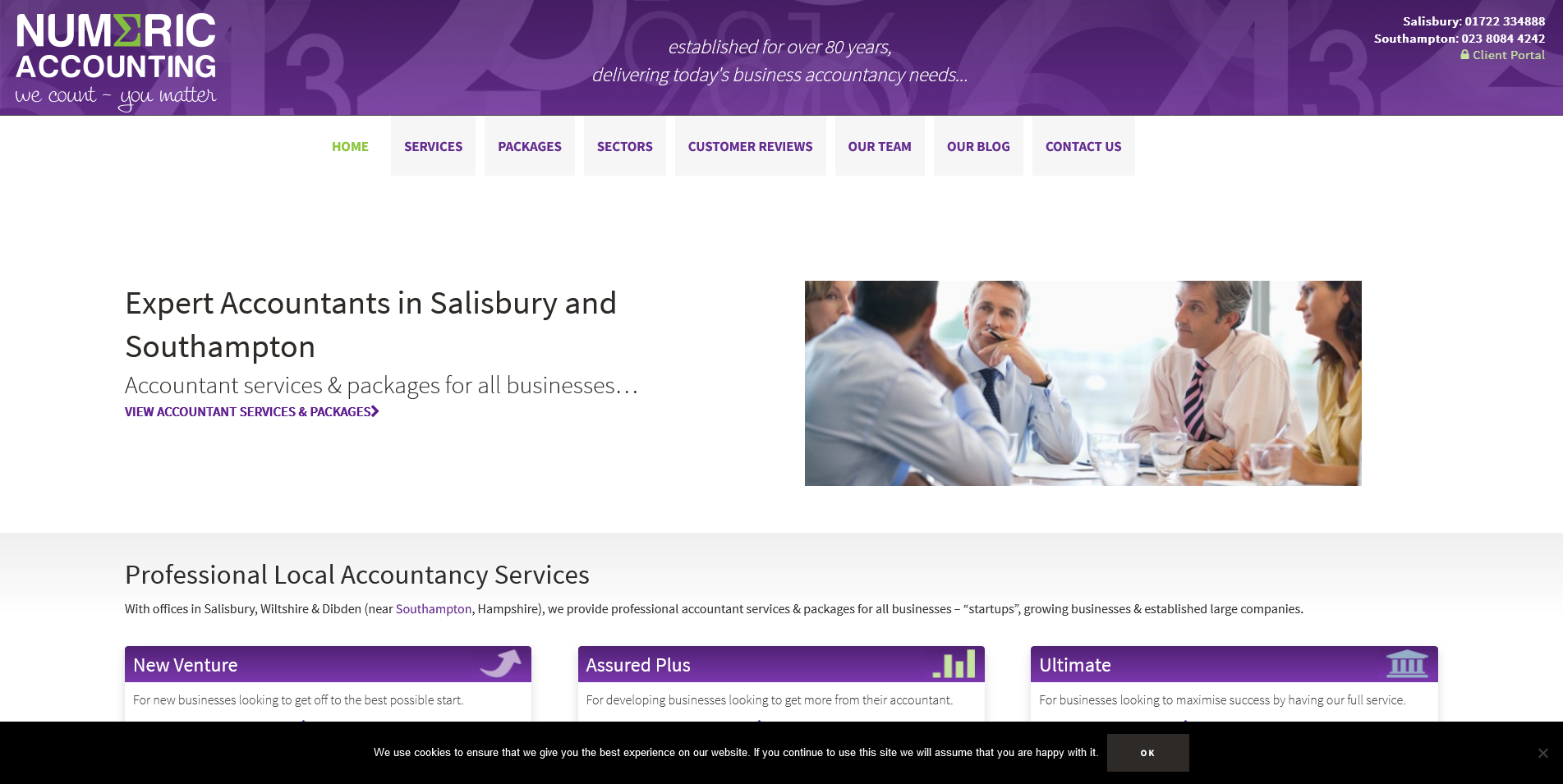 Numeric Accounting Website