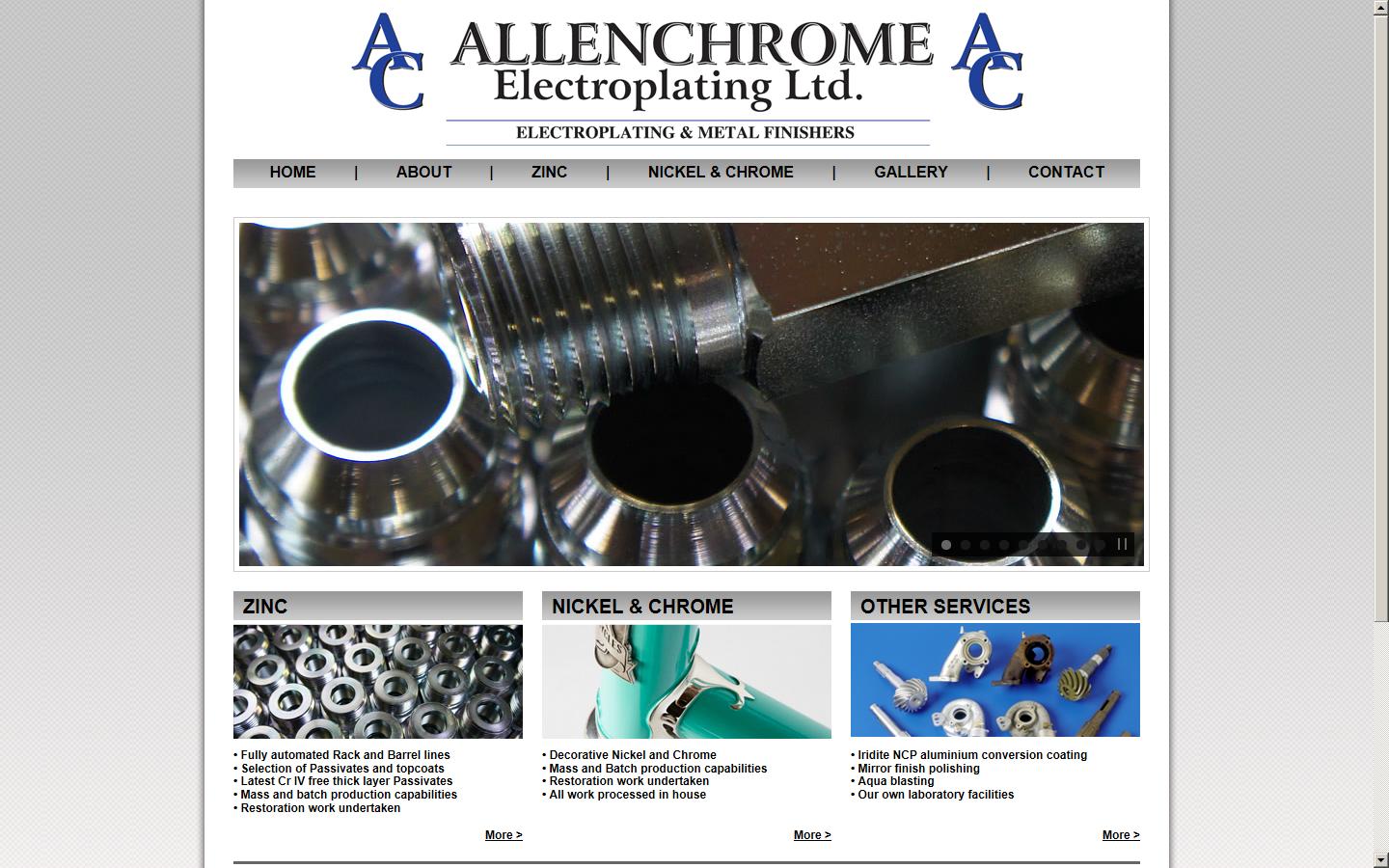 Allenchrome Electroplating Ltd Website
