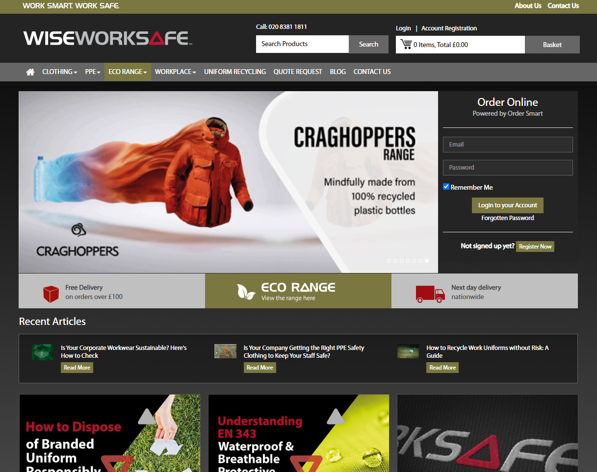 Wise Work Safe Website