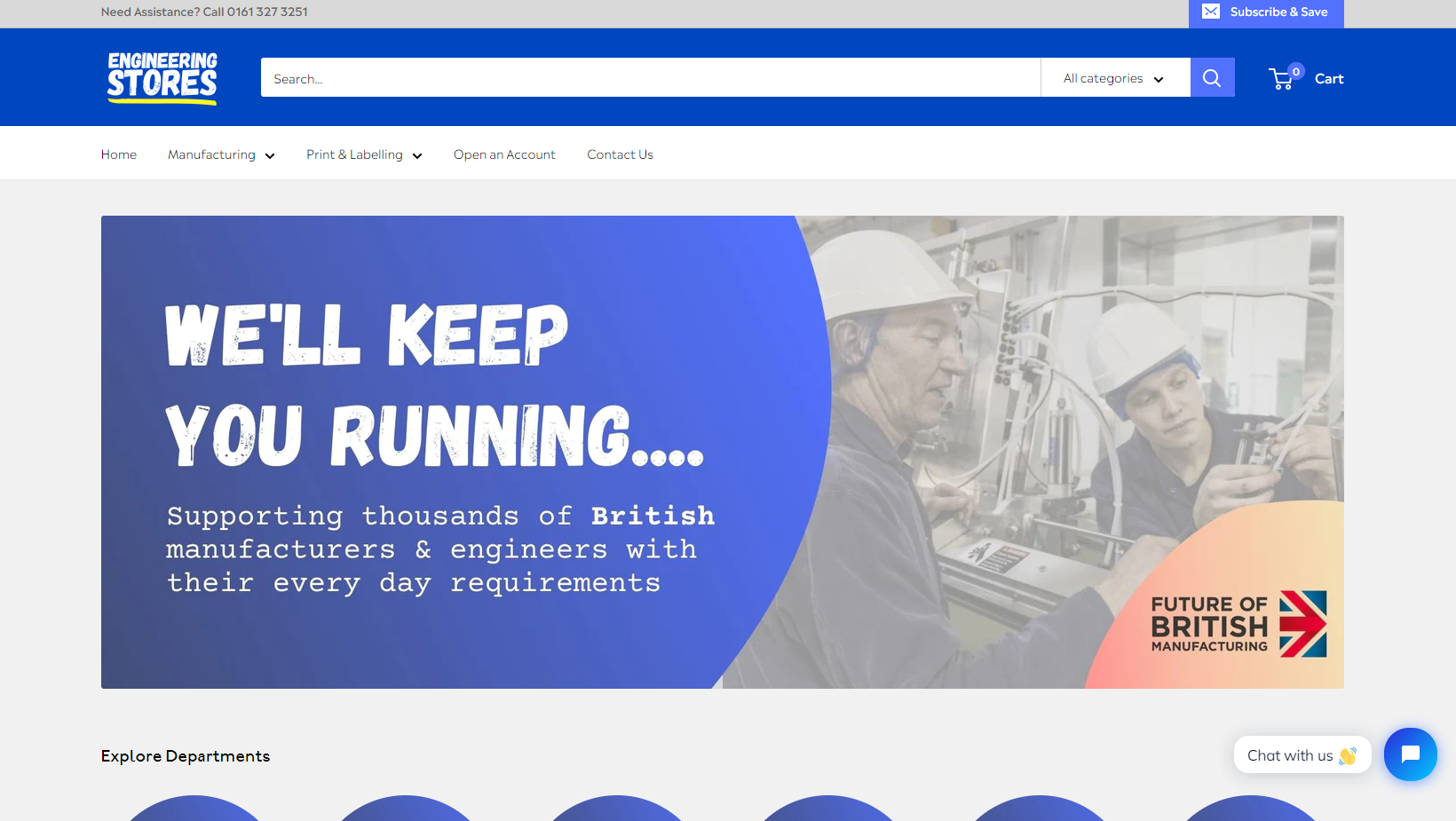 Engineering Stores Website