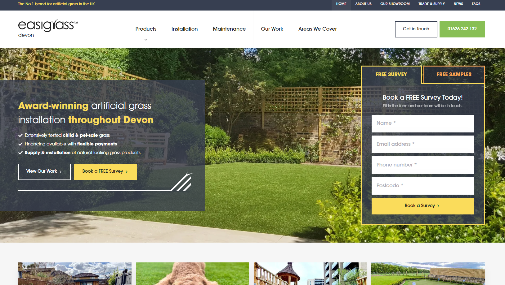 Easigrass Devon Website
