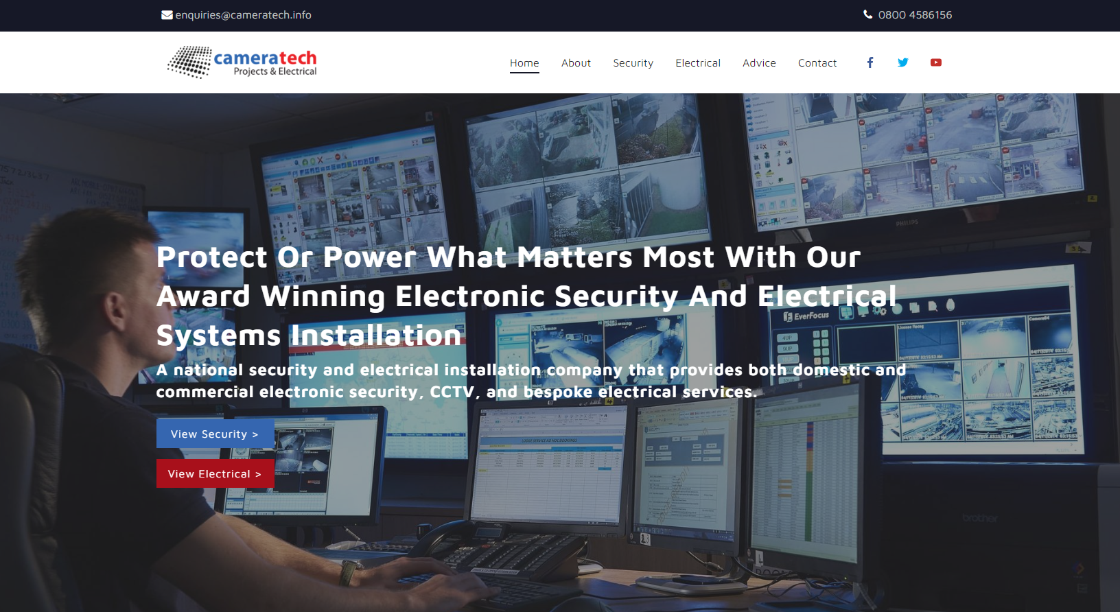Cameratech ProjectS & Electrical Website