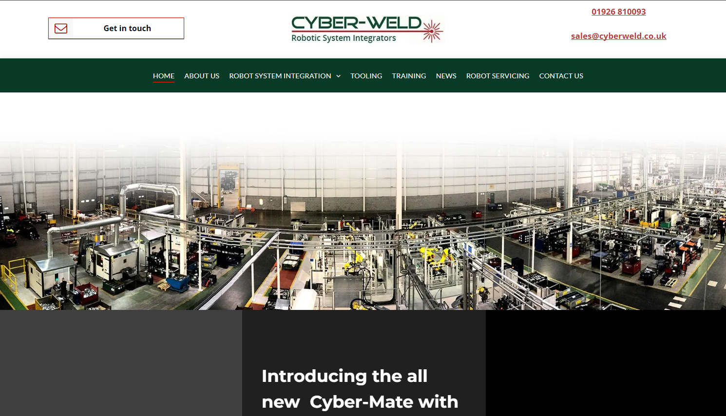 Cyber-Weld Limited Website