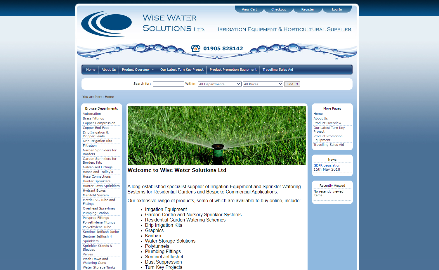 Wise water solutions LTD Website