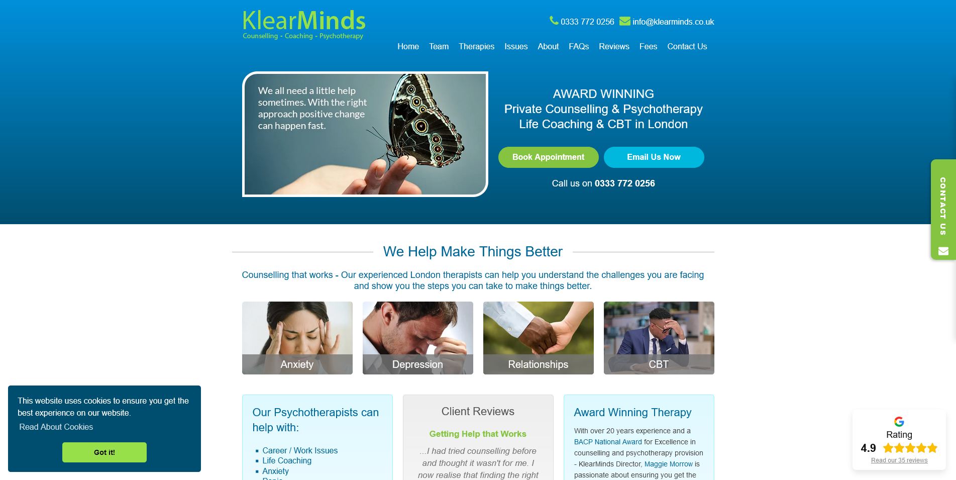 KlearMinds Website