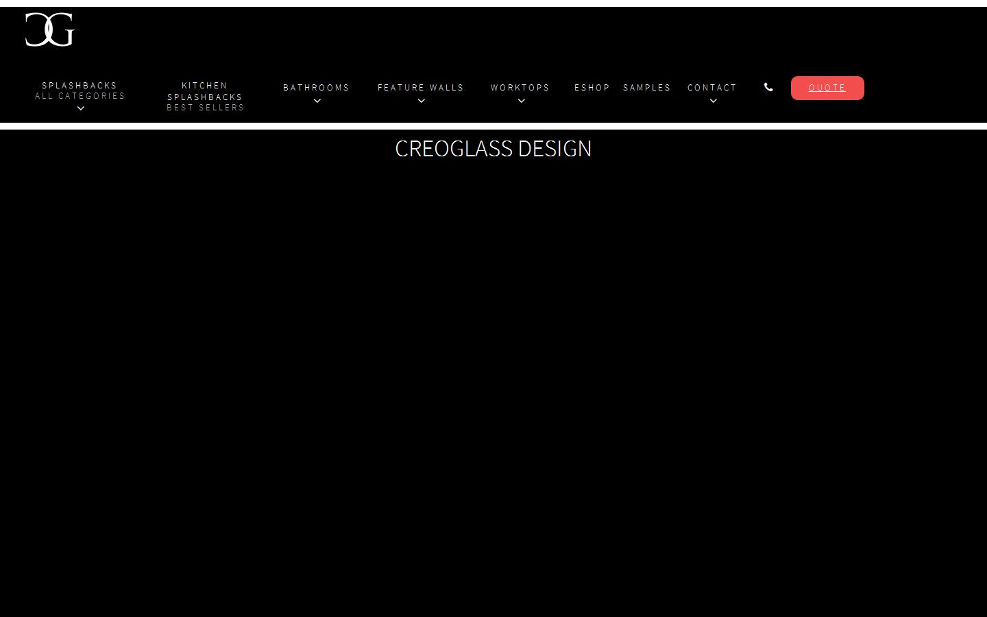 CreoGlass Design Website