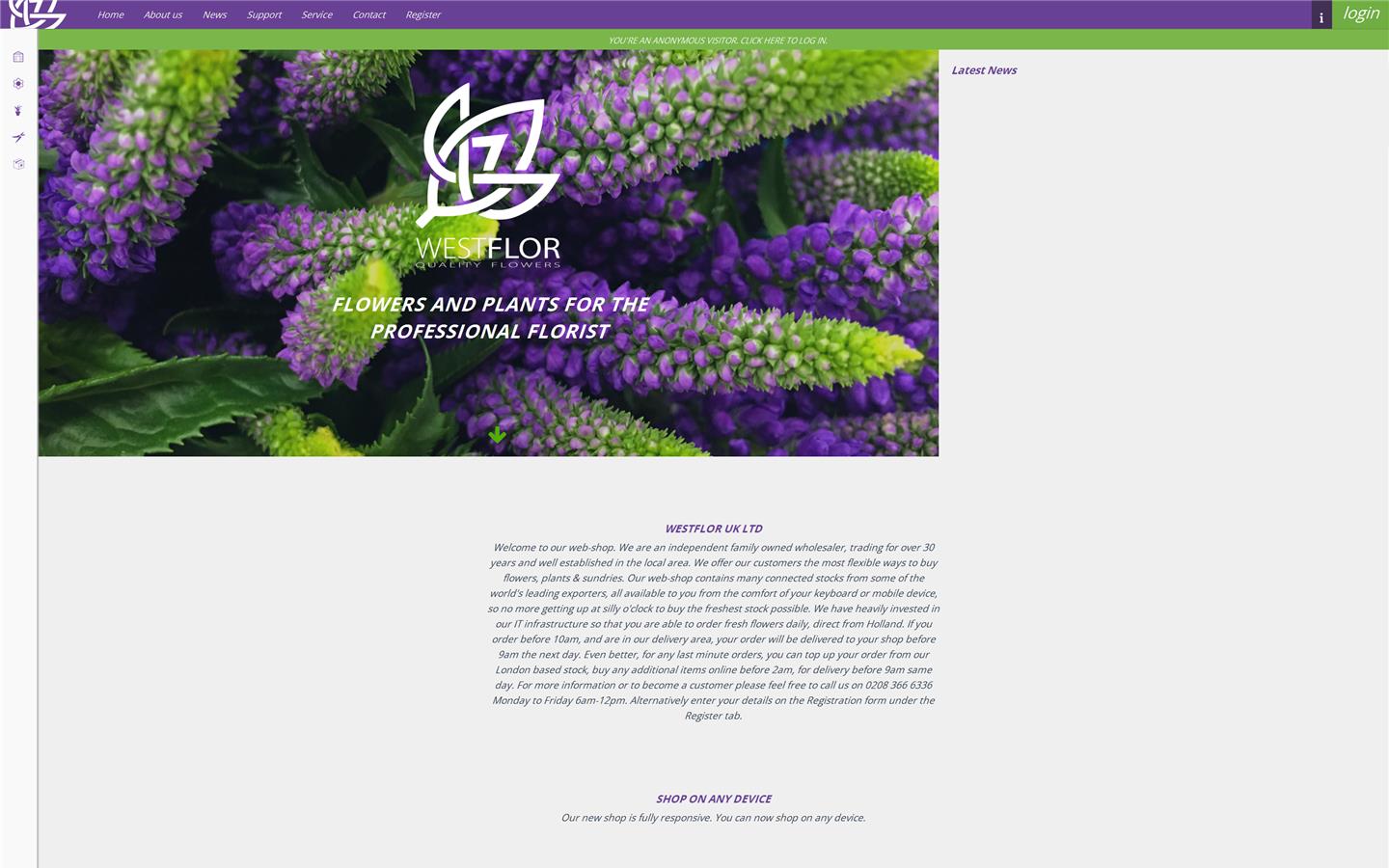 Westflor UK Ltd Website