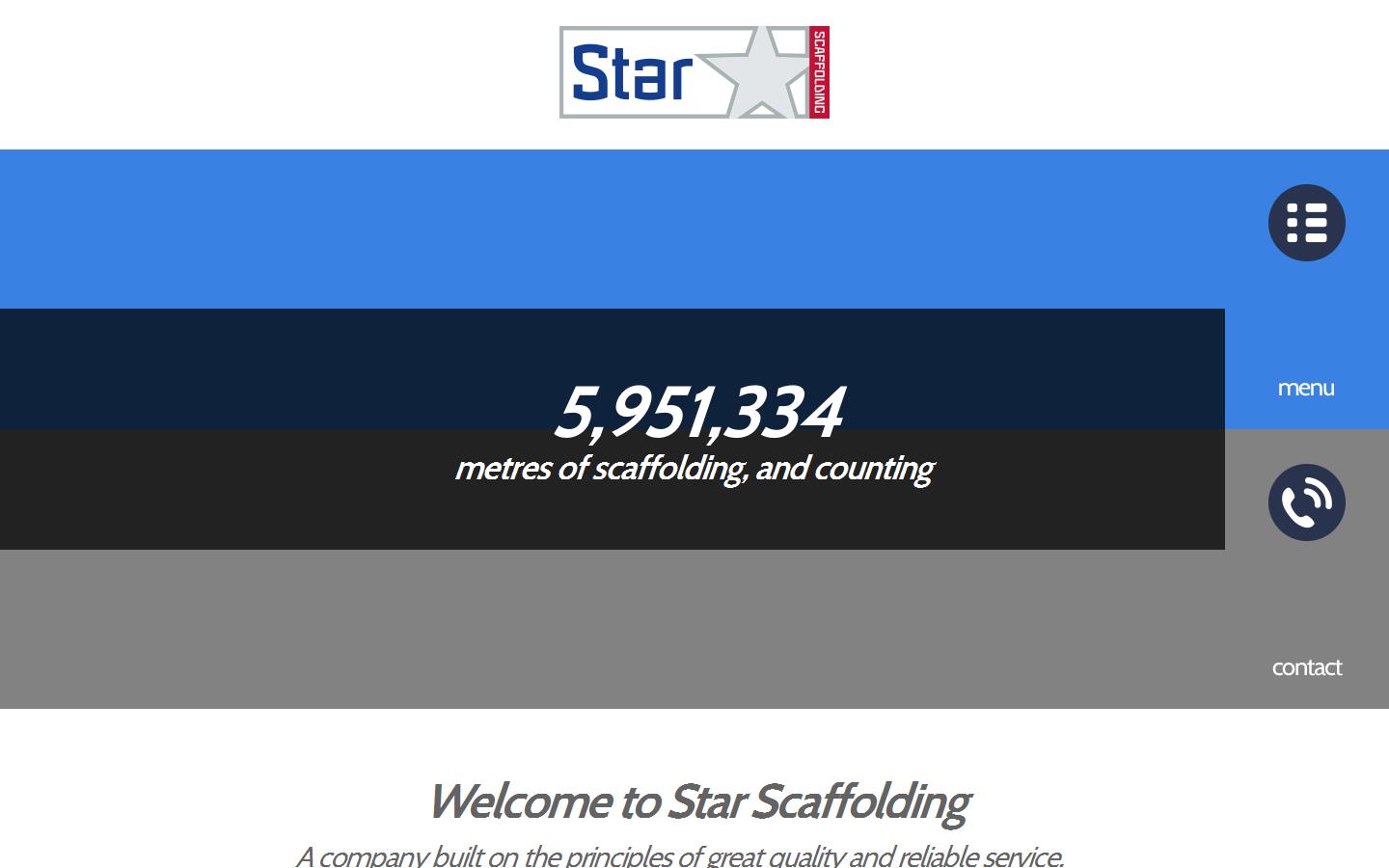 Star Scaffolding Website