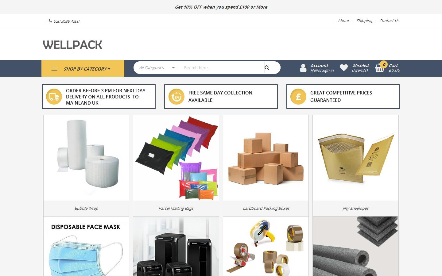 Wellpack Europe Website
