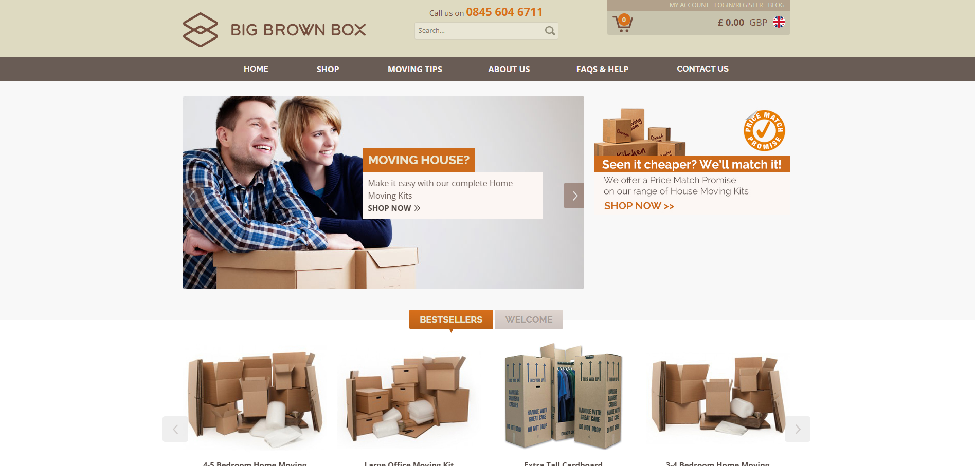Big Brown Box Ltd Website