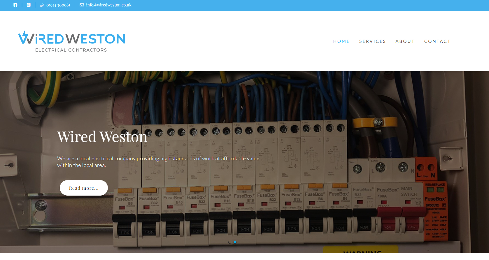Wired Weston Ltd Website