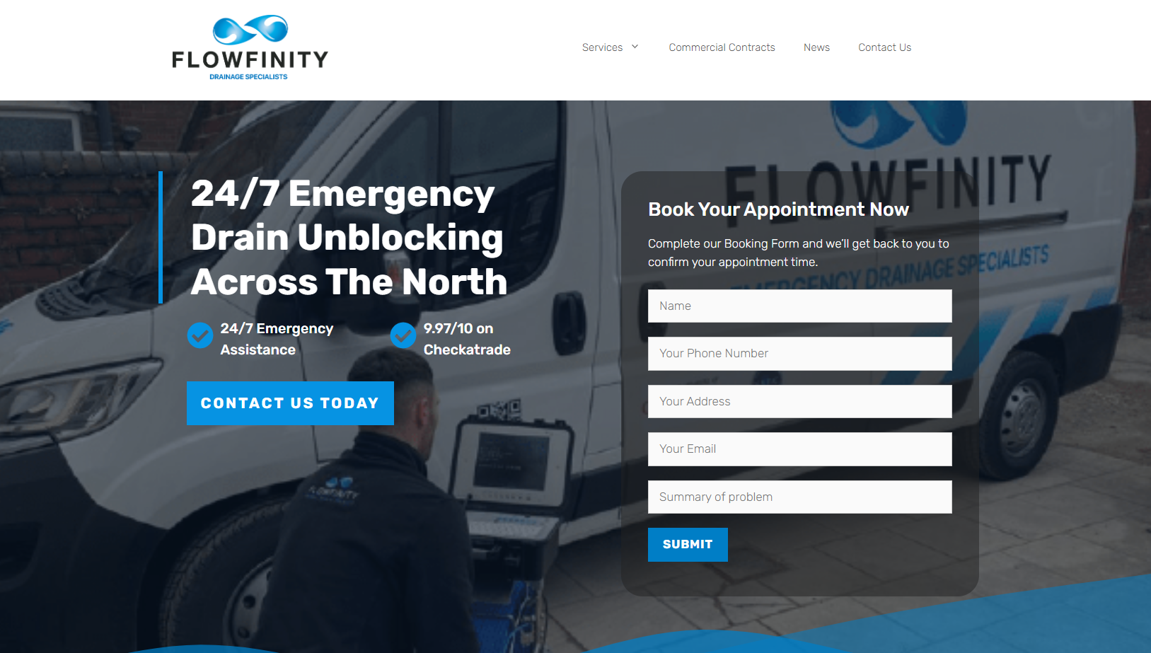 Flowfinity Ltd Website