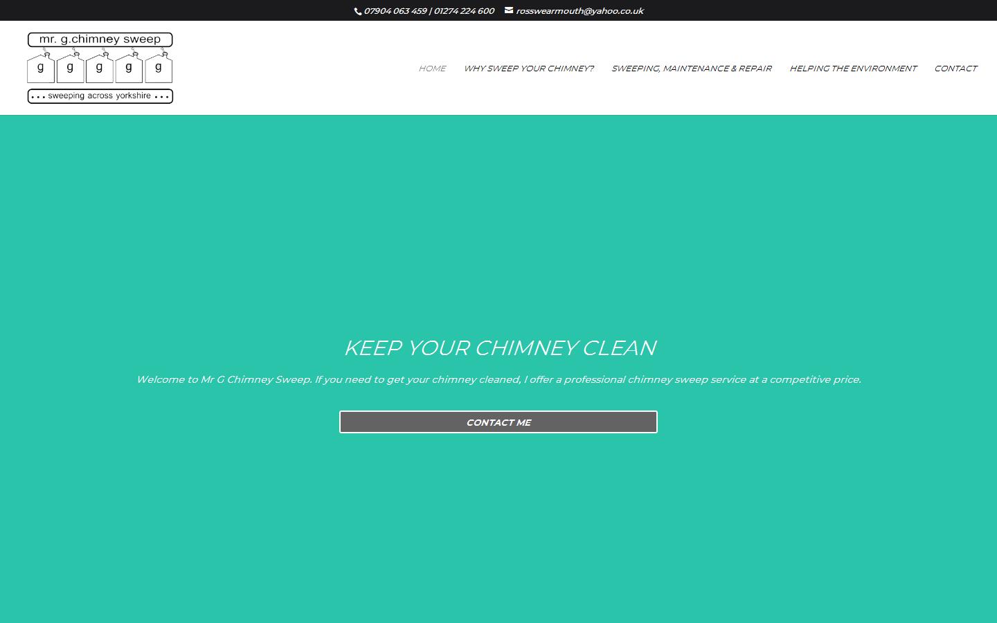 Mr G Chimney Sweep Website