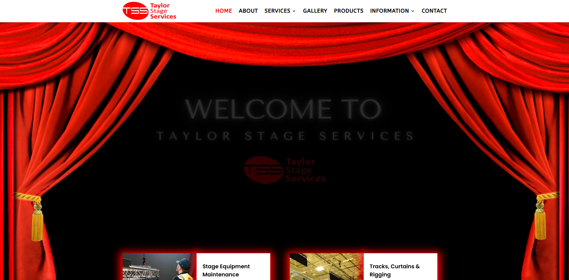 Taylor Stage Services Ltd Website