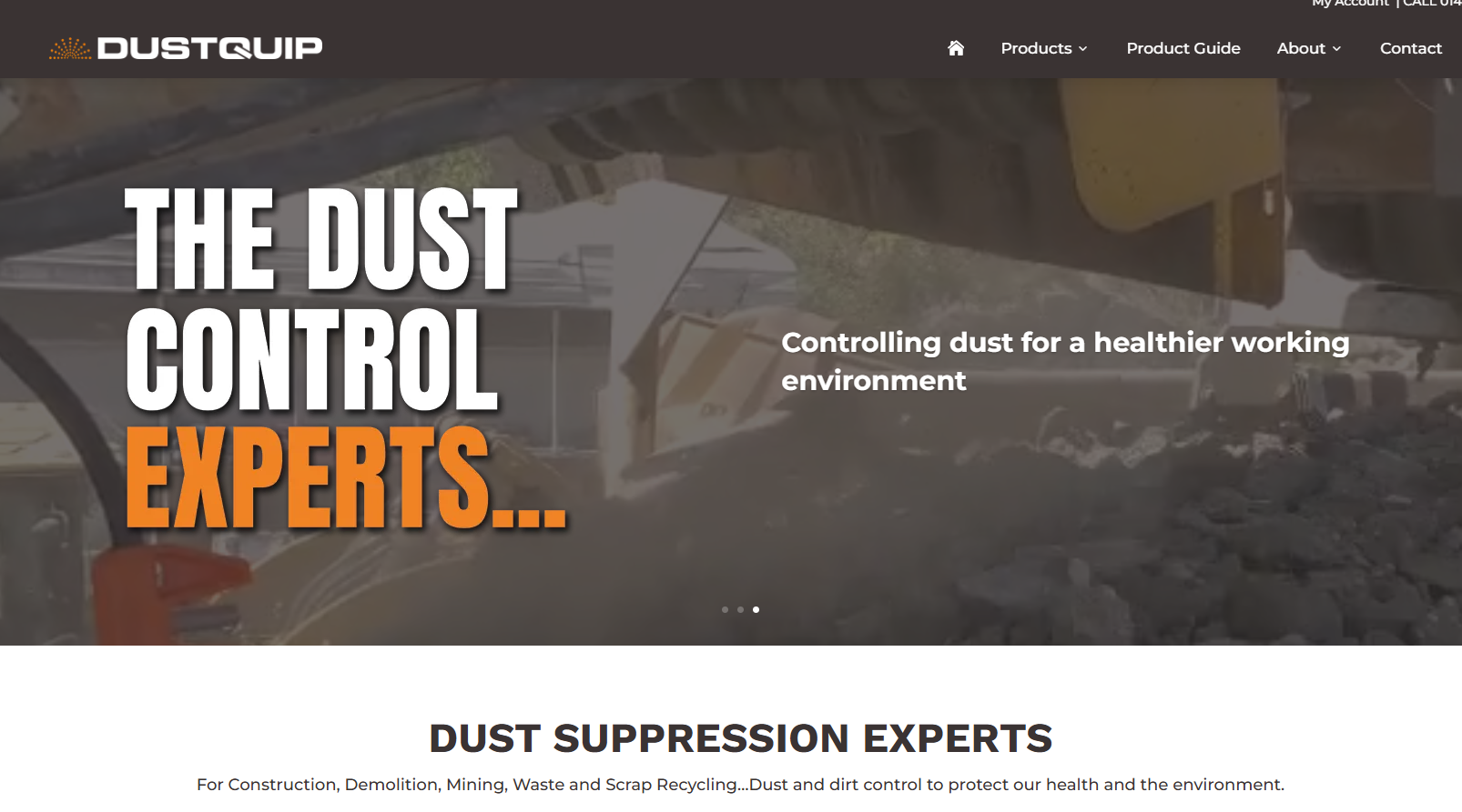 Dustquip Ltd Website