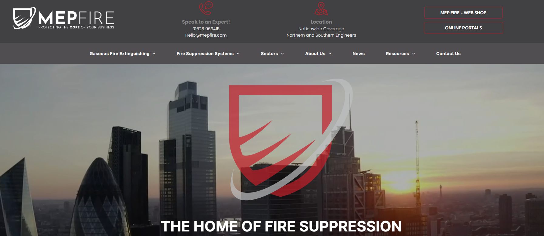 MEP Fire Ltd Website