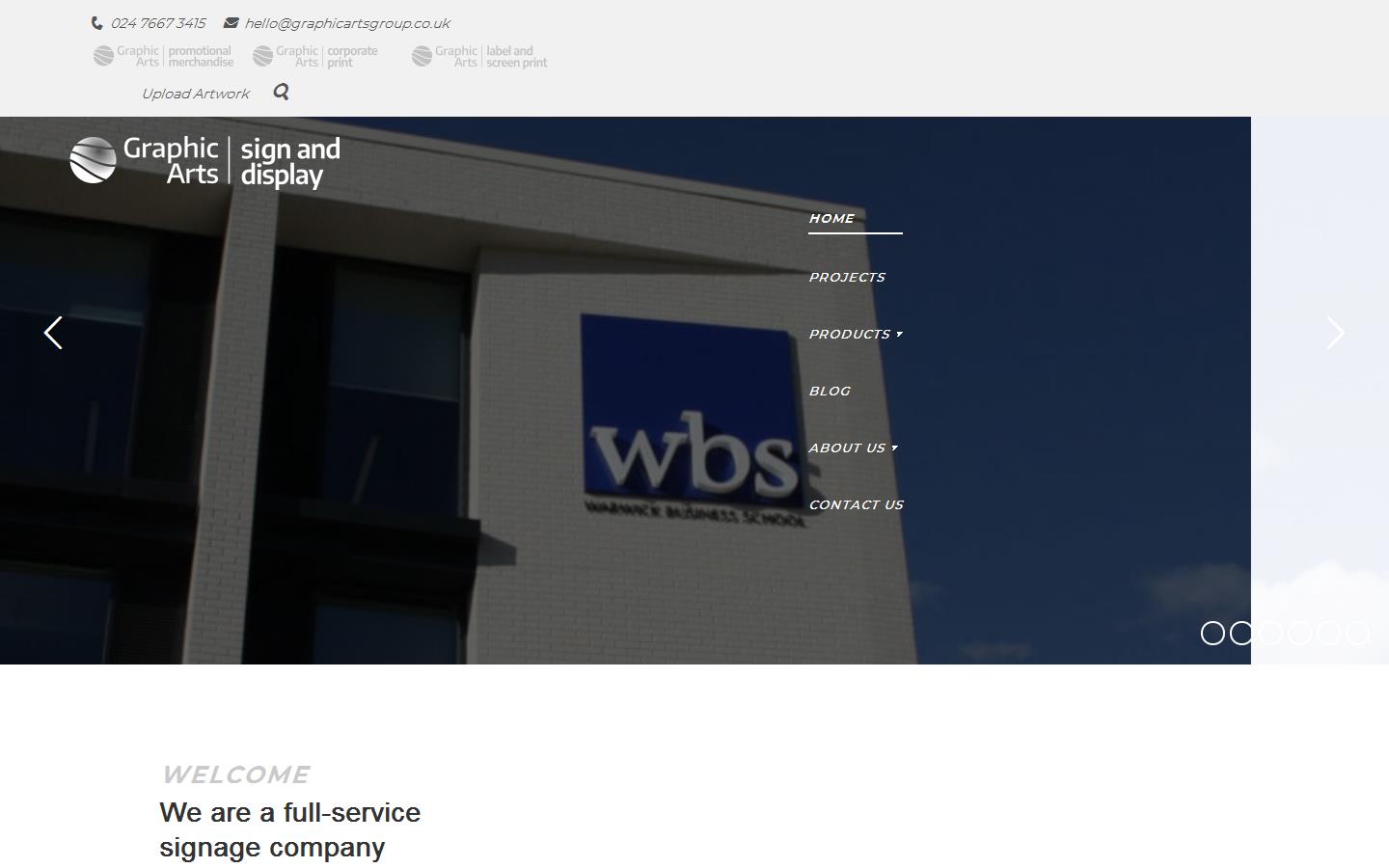 Graphic Arts Group Website