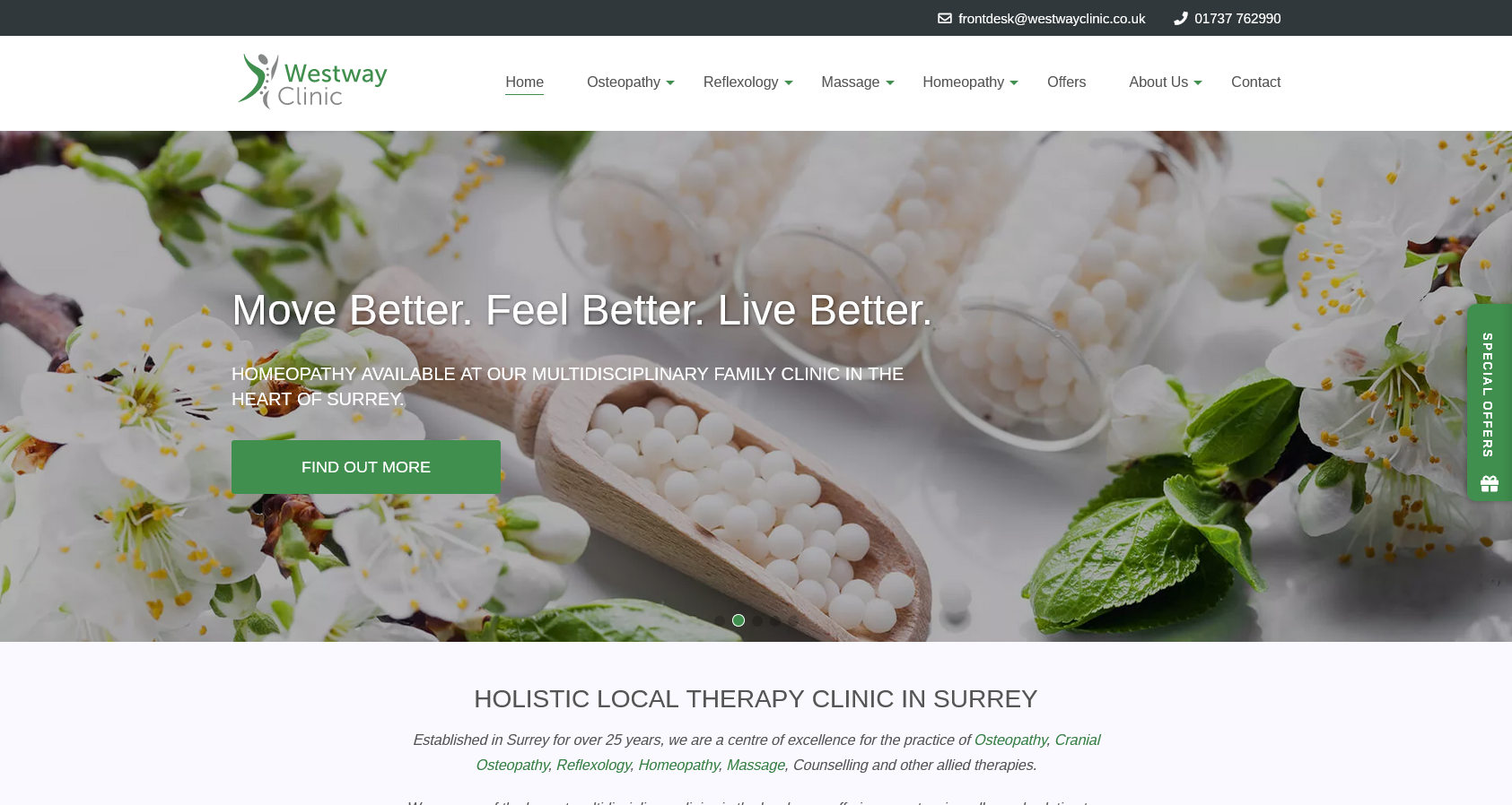 The Westway Clinic Website