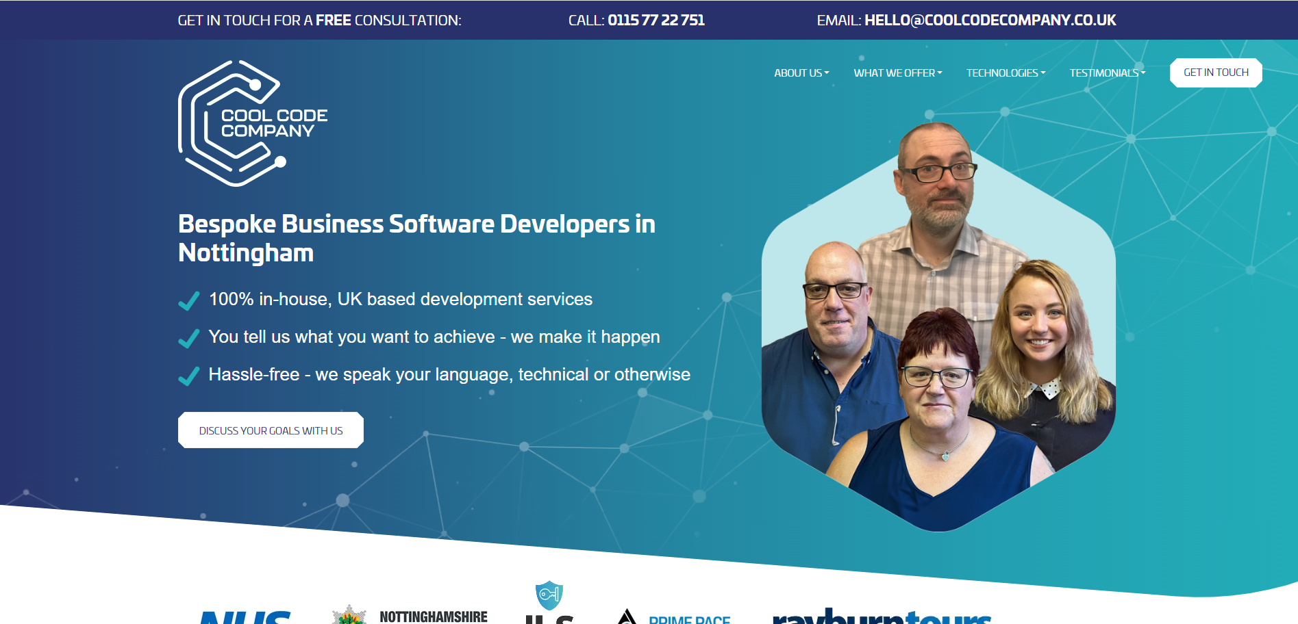 Cool Code Company Ltd Website