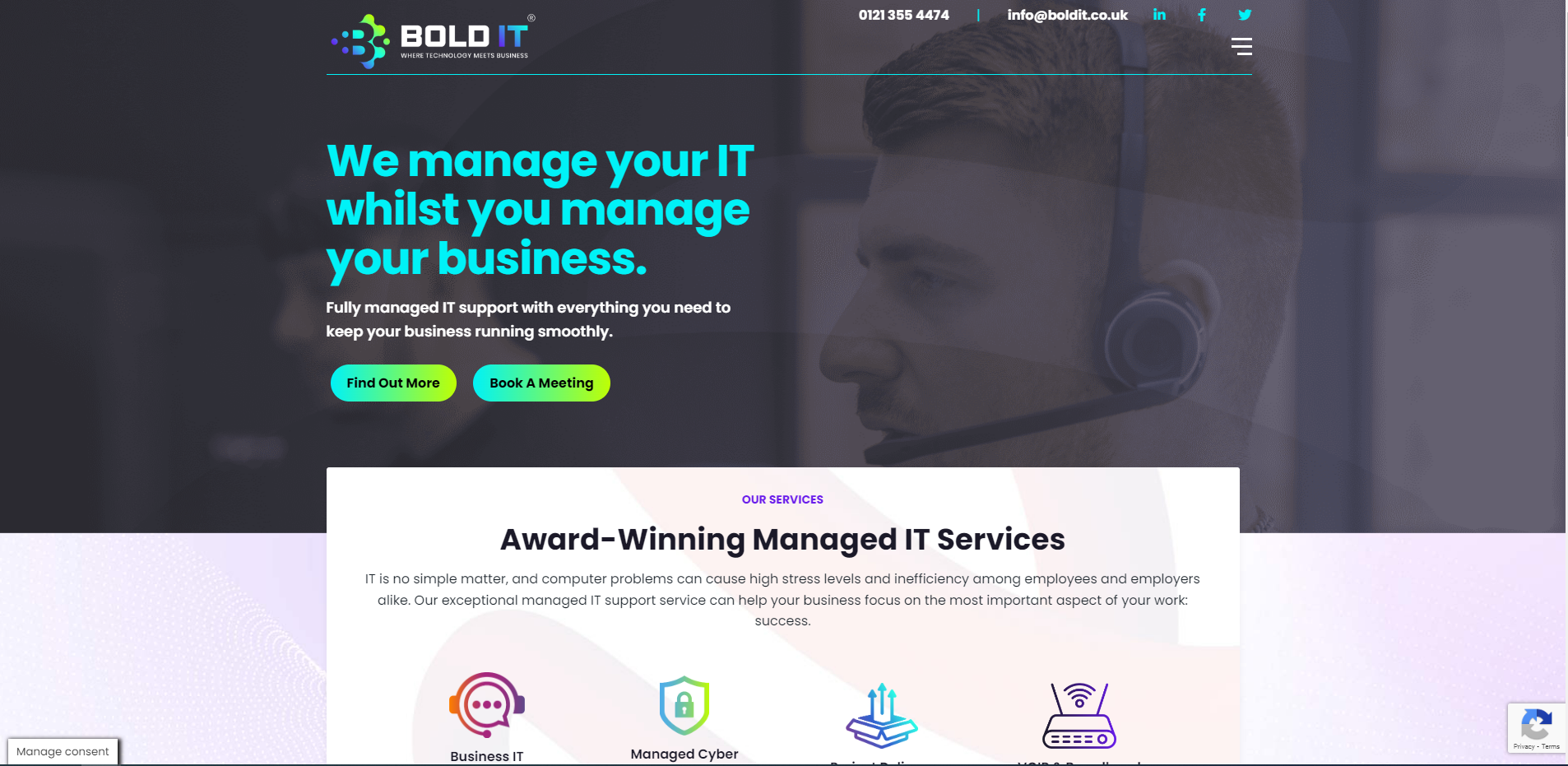 Bold IT Website