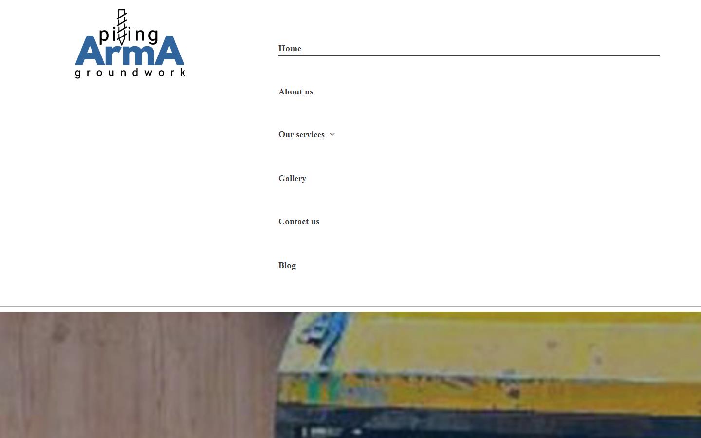 Arma Piling Ltd Website