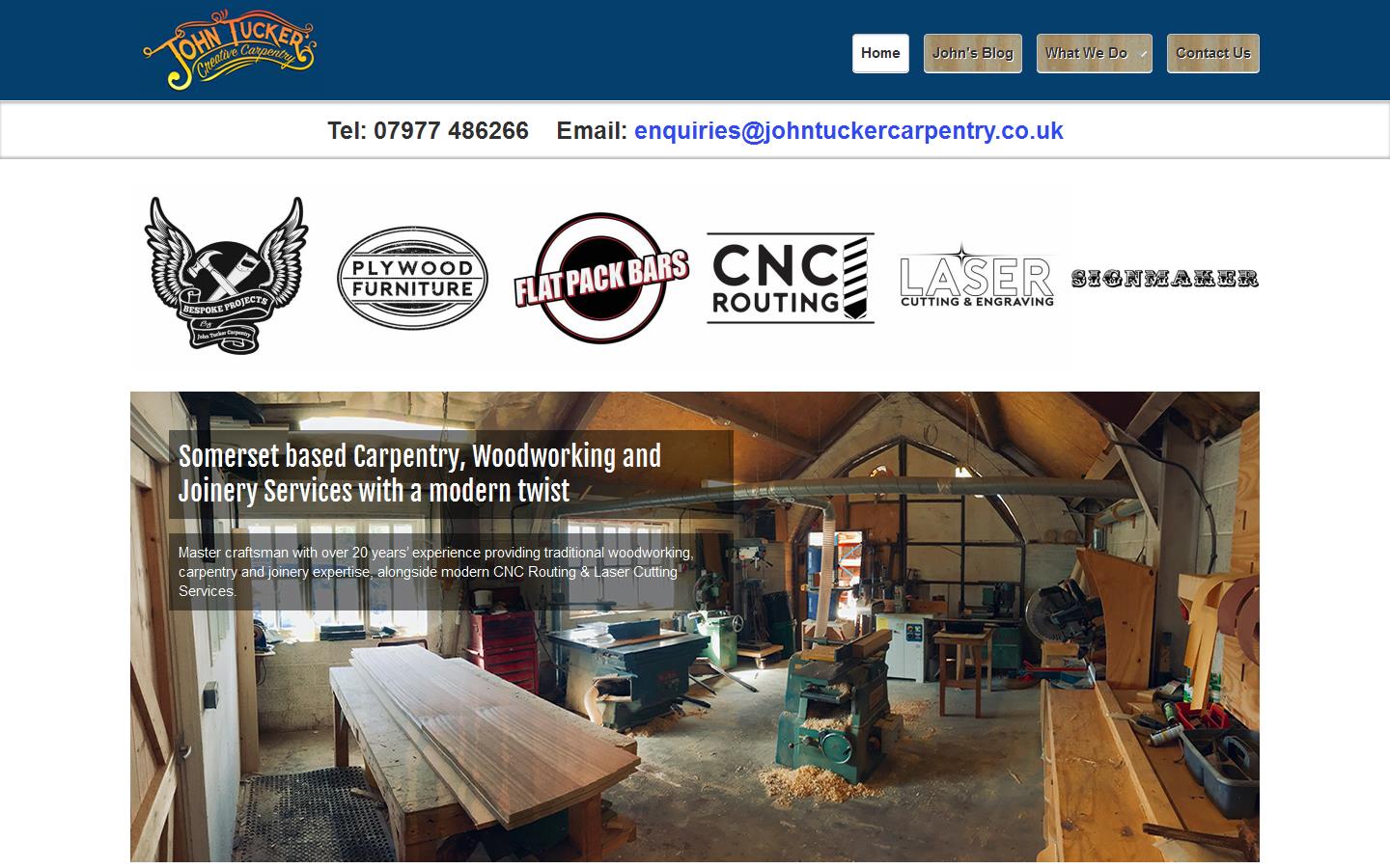 John Tucker Carpentry Website