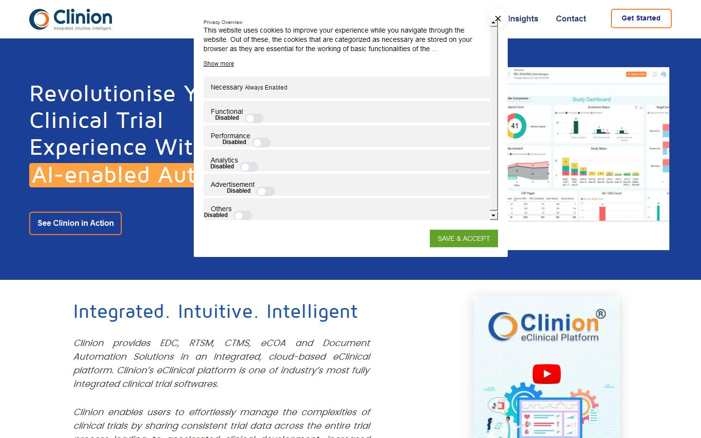 Clinion Website